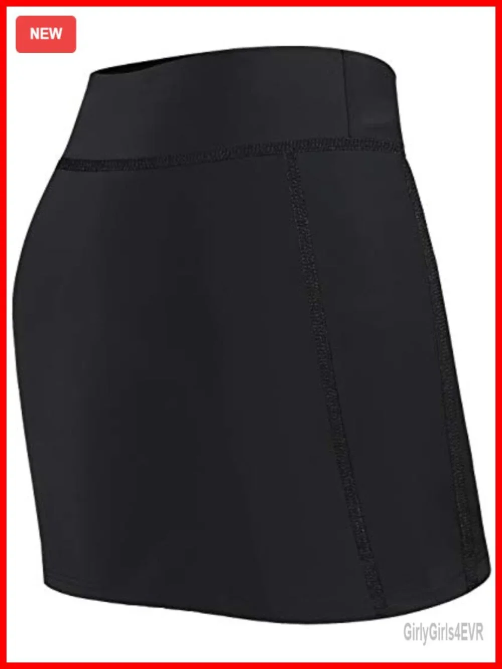 Women's Athletic Skorts with Built-in Shorts, Side Pocket, High Waist, Workout